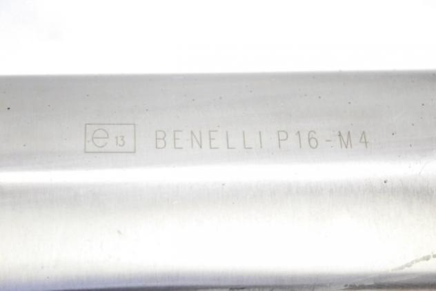 BENELLI TRK 502 X 47200P160009 MARMITTA SILENZIATORE SCARICO 18 - 24 SILENCER SEGNI DI USURA - Foto 6