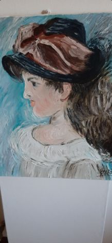 vendo quadri in olio su tela mie riprod.opere di Modigliani,Manet,Morisot,,altri - Foto 3