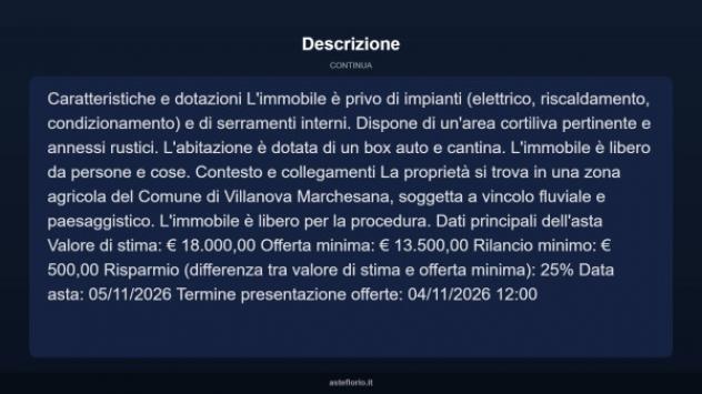 Immobile in asta di 406 m², box auto in vendita a Villanova Marchesana - Foto 16