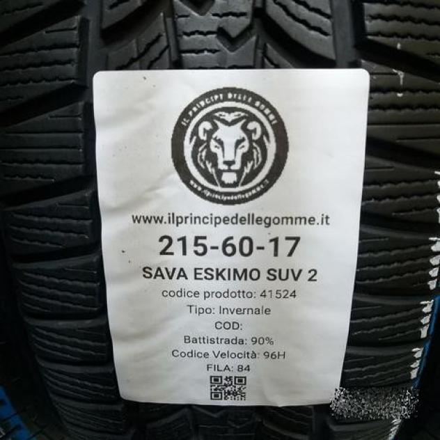 4 gomme 215 60 17 sava a41524 - Foto 2