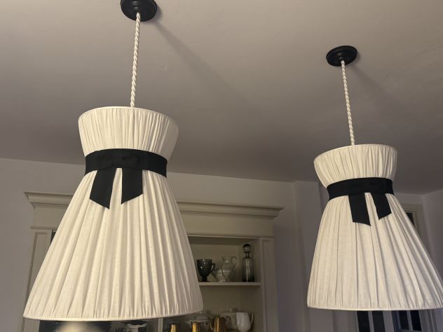 vendo coppia di lampadari realizzati artigianalmente