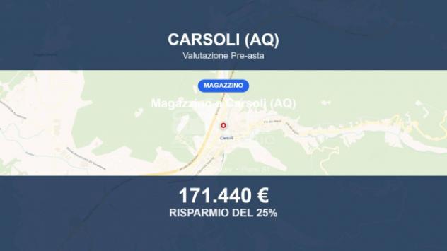 Immobile in asta di 274 m² in vendita a Carsoli