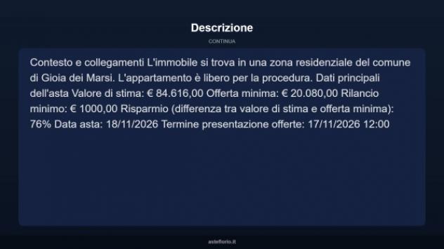 Immobile in asta di 126 m² in vendita a Gioia dei Marsi - Foto 11