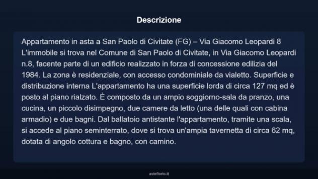 Immobile in asta di 127 m² in vendita a San Paolo di Civitate - Foto 5