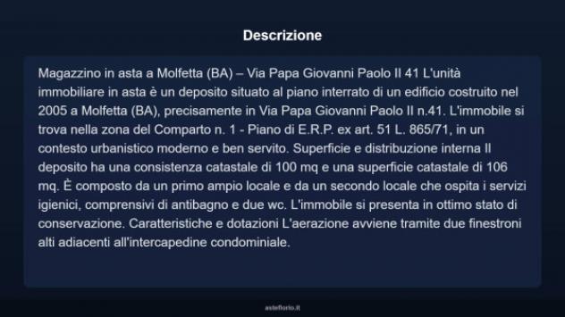 Immobile in asta di 100 m² in vendita a Molfetta - Foto 3