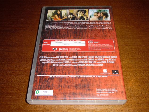 FILM IN DVD IN OTTIME CONDIZIONI,COMPLETO,ORIGINALE"BLOW"CON JOHNNY DEPP,PENELOP - Foto 8