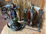 porta liquore in ferro battuto