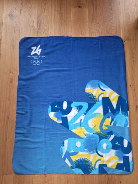 Plaid coperta olimpiadi Milano Cortina 2026