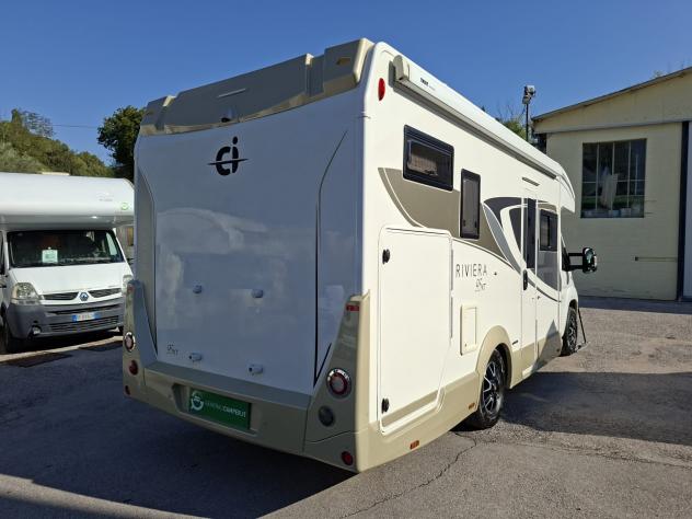CAMPER CI DUCATO SEMINTEGRALE 6 POSTI SEMIDINETTE GARAGE LETTO BASCULANTE CLIMATIZZATORE FOTOVOLTAICO CAMPEGGIO USATI GENERALI 1776 - Foto 4