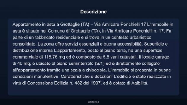 Immobile in asta di 118 m², box auto in vendita a Grottaglie - Foto 16