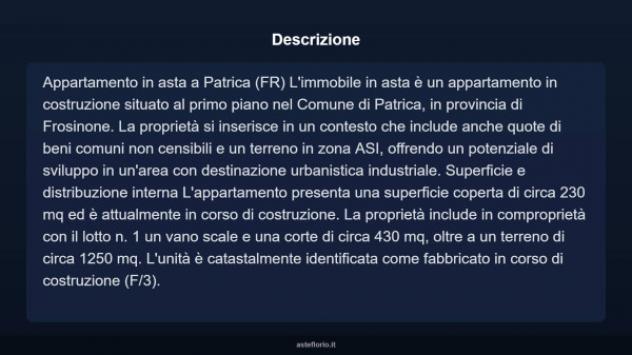 Immobile in asta di 230 m² in vendita a Patrica - Foto 3