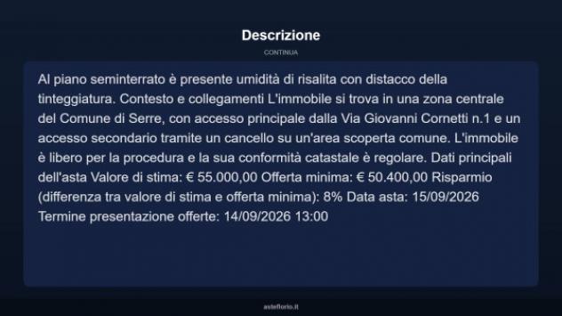 Immobile in asta di 91 m² in vendita a Serre - Foto 13