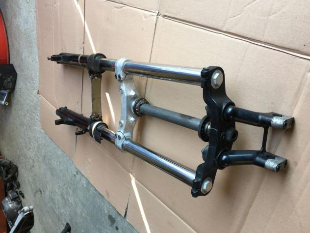 Forcella Completa Steli / Piastre / Riser YAMAHA TMax 500 0103 - Foto 7