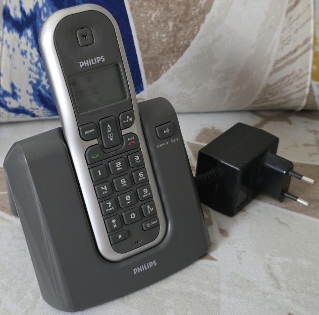 Philips Dect 1221S telefono cordless per linea fissa di casa completo - Foto 9