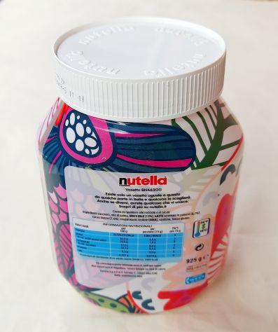 "QUESTA NUTELLA HA UNA GEMELLA" VASETTO BN663GG BARATTOLO FERRERO VUOTO 925 GR. - Foto 2