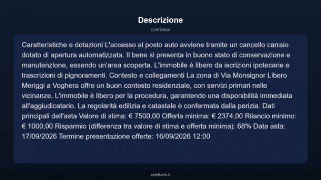 Immobile in asta di 18 m² in vendita a Voghera - Foto 6