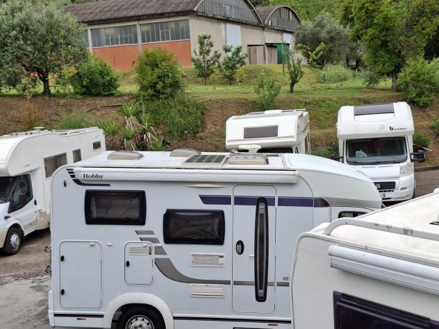 CAMPER HOBBY DUCATO SEMINTEGRALE SEMIDINETTE LETTO MATRIMONIALE GARAGE FOTOVOLTAICO CLIMATIZZATORE CAMPEGGIO USATI GENERALI 1625 - Foto 6