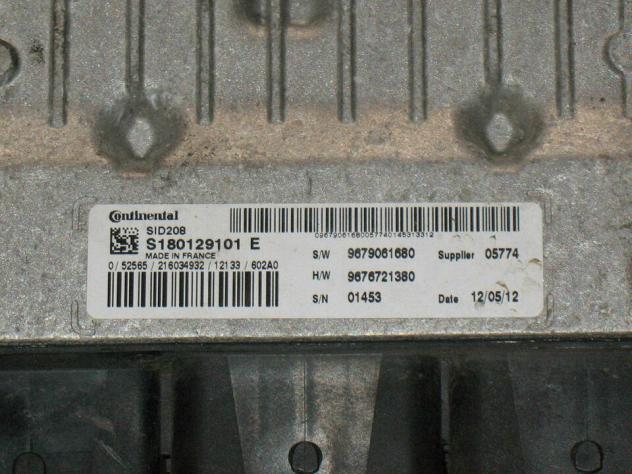 S180129101E ECU DUCATO JUMPER BOXER 2.2 SID208 S180129101E 9679061680 - Foto 2