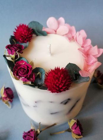 Candele di Soia e Fiori secchi naturali - Foto 9
