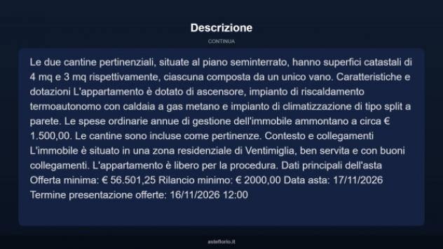 Immobile in asta di 22 m² in vendita a Ventimiglia - Foto 18