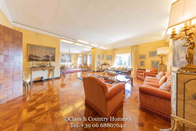 Affitto di Lusso Roma Nord - 570 mq in Villa Storica con Parco e Terrazza - Foto 5