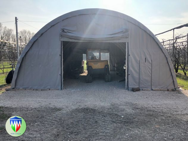Agritunnel per uso ricovero bestiame, deposito 9,15 x 12 Metri MM Italia - Foto 10