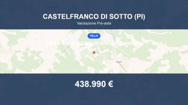 Immobile in asta di 248 m² con più di 5 locali e box auto in vendita a Castelfranco di Sotto
