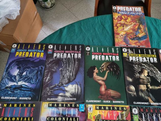 Fumetti: Aliens e Predator (miniserie complete - 17 albi) + cards - Foto 4
