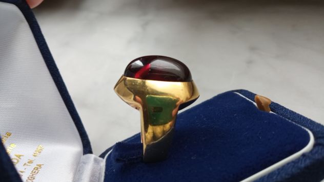 Anello Pomellato, oro giallo con Granato - Foto 6