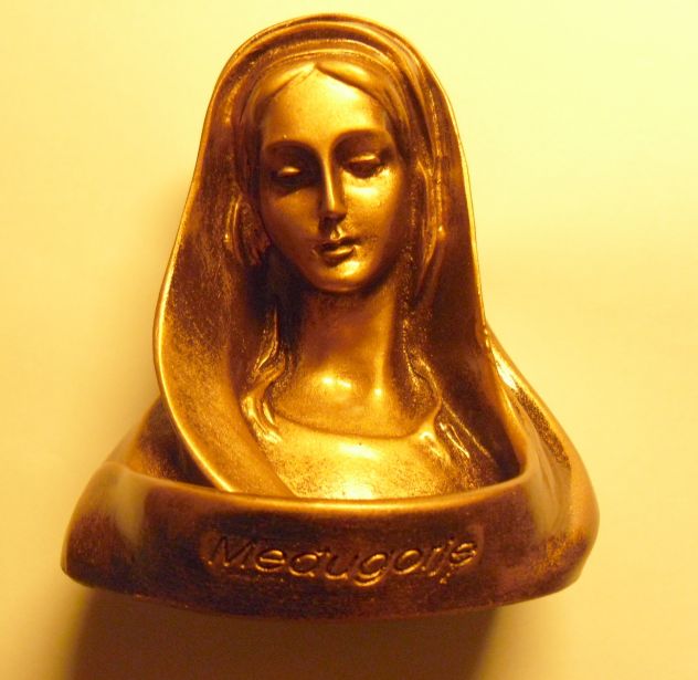 BUSTO MADONNA DI MEDUGORJIE IN RESINA molto bella -