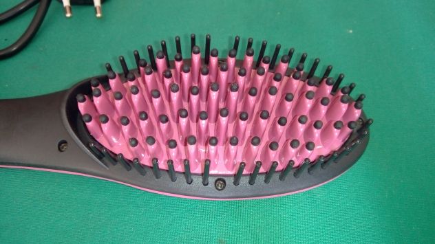 spazzola per capelli lisciante elettrica piastra in ceramica ionica
