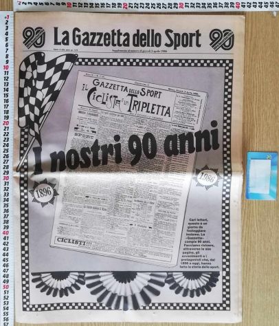 2 supplementi de La Gazzetta dello Sport del 1986