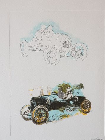 Nani Tedeschi litografie 1994 Galleria Ferrari - Foto 6