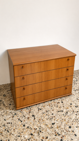 Cassettiera 4 cassetti in legno color ciliegio 70x40 cm - ottimo stato