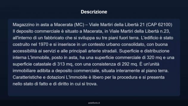 Immobile in asta di 320 m² in vendita a Macerata - Foto 3