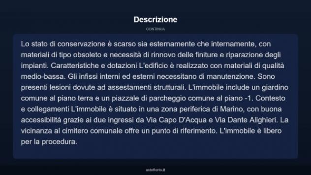 Immobile in asta di 168 m² con più di 5 locali in vendita a Marino - Foto 12