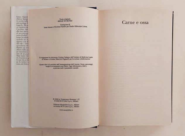 Carne e ossa di Kathy Reichs 1°Ed.Mondolibri, luglio 2006 come nuovo - Foto 3