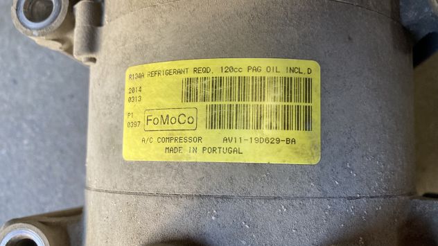 Compressore climatizzatore Ford B-Max 1.4 benzina del 2014 (AV11-19D629-BA) - Foto 5