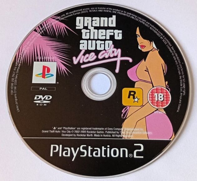 PS2 GTA vice city 🇮🇹 Solo disco Testato funzionante