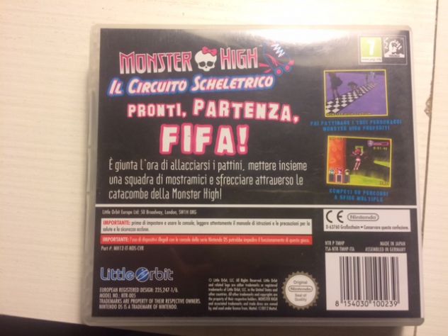 MONSTER HIGH Il circuito scheletrico NINTENDO DS - Foto 2