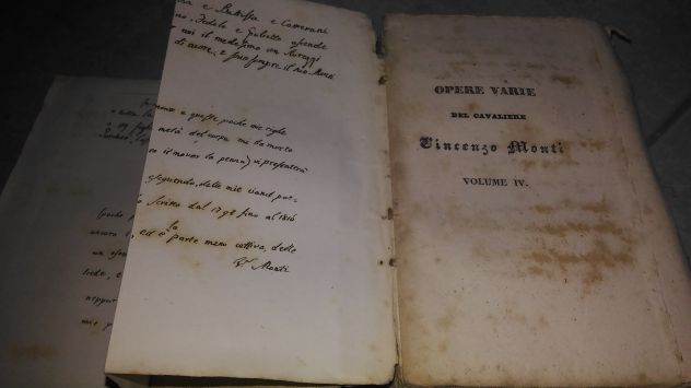 Libri antichi "Opere di Vincenzo Monti" 1833/35 - Foto 6