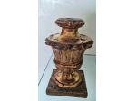 Vaso Porta Palme in legno intagliato e dorato '800 da altare .