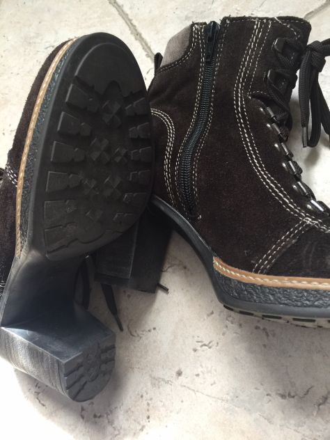 Scarpe tronchetto stivaletti marrone invernale mis 36 - Foto 3