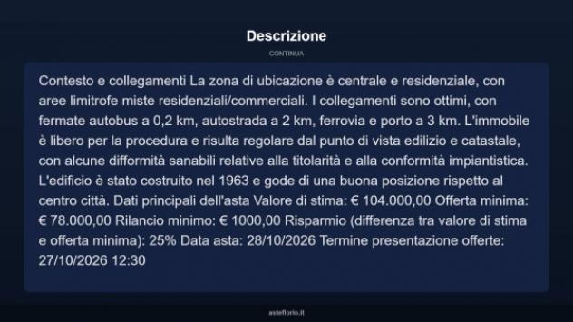 Immobile in asta di 104 m² in vendita a La Spezia - Foto 12
