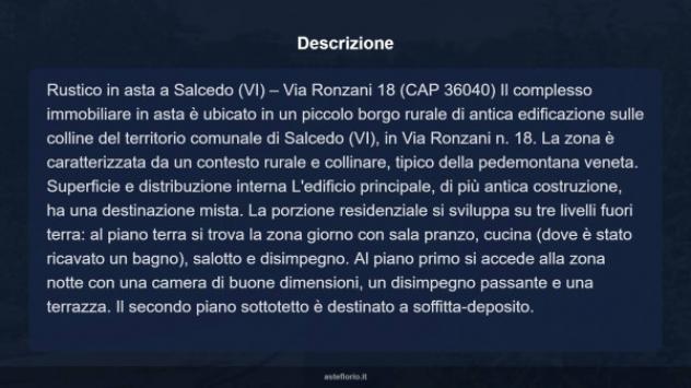Immobile in asta di 237 m², box auto doppio in vendita a Salcedo - Foto 13