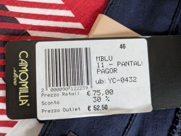 DONNA Pantalone Camomilla 46 blu marino - Foto 7