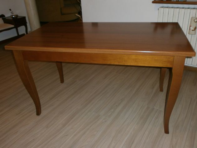 Tavolo noce mis. 140x80 allungabile