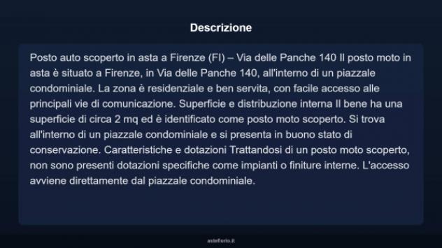 Immobile in asta di 2 m² in vendita a Firenze - Foto 9