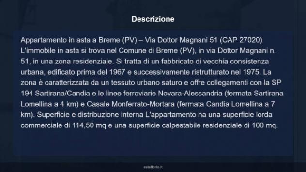 Immobile in asta di 114 m² in vendita a Breme - Foto 7