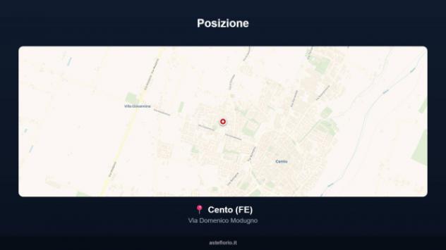 Immobile in asta di 121 m² con più di 5 locali e box auto in vendita a Cento - Foto 2
